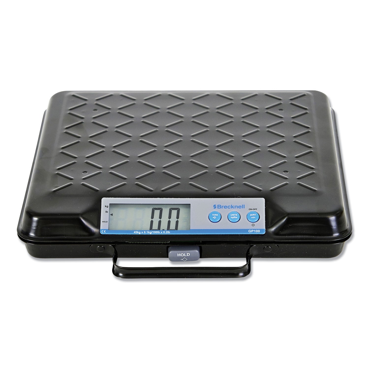 Portable Electronic Utility Bench Scale, 100 lb Capacity, 12.5 x 10.95 x 2.2 Platform - 