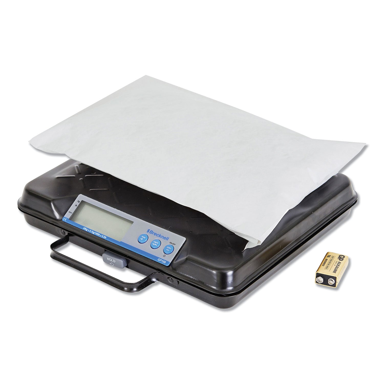 Portable Electronic Utility Bench Scale, 100 lb Capacity, 12.5 x 10.95 x 2.2 Platform - 