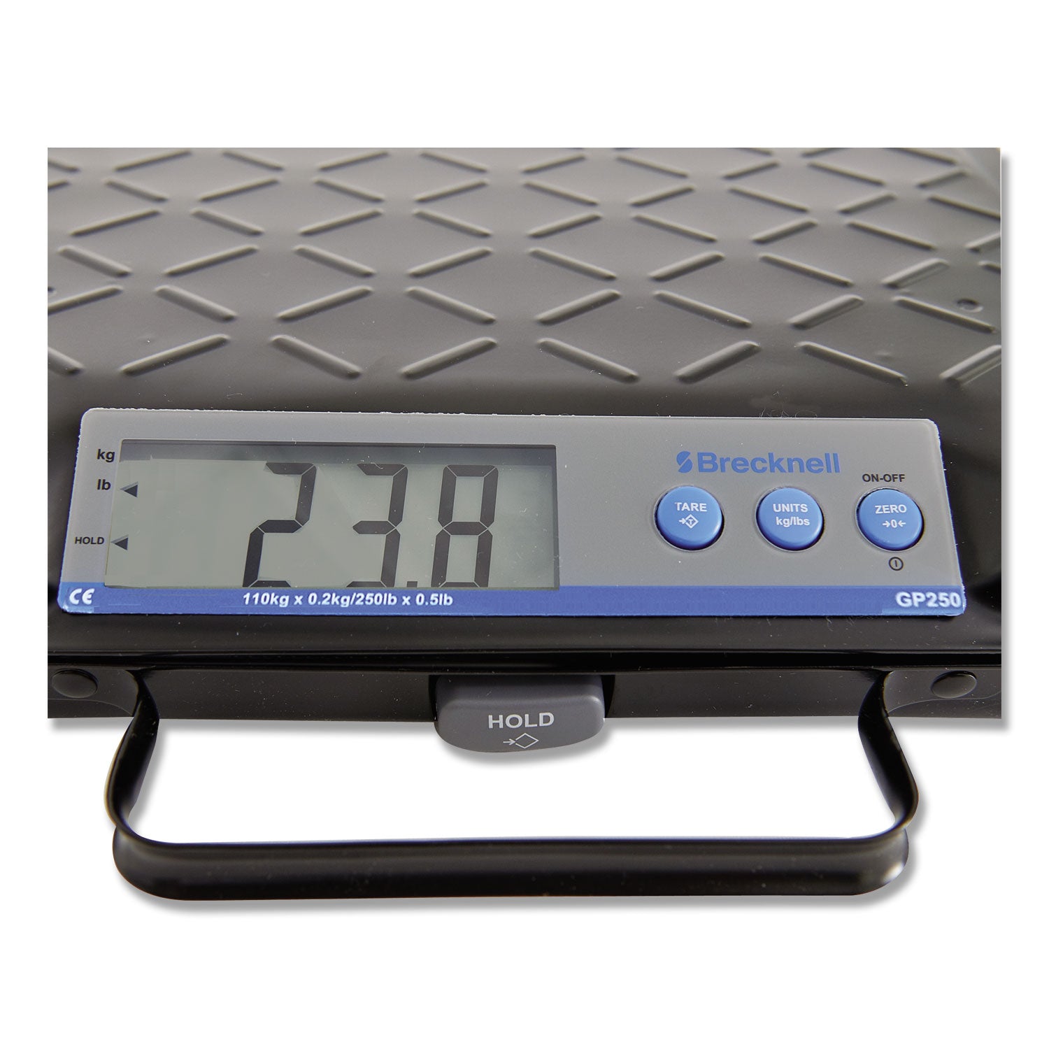 Portable Electronic Utility Bench Scale, 250 lb Capacity, 12.5 x 10.95 x 2.2 Platform - 