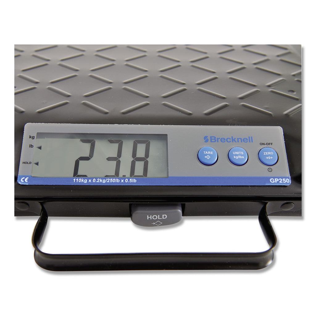 Portable Electronic Utility Bench Scale, 250 lb Capacity, 12.5 x 10.95 x 2.2 Platform