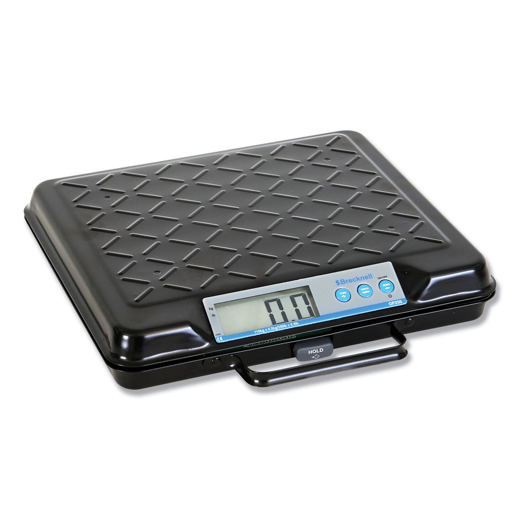 Portable Electronic Utility Bench Scale, 250 lb Capacity, 12.5 x 10.95 x 2.2 Platform - 