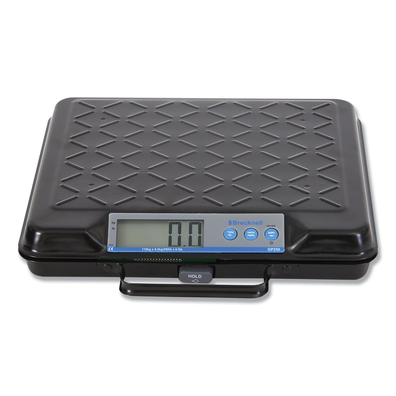 Portable Electronic Utility Bench Scale, 250 lb Capacity, 12.5 x 10.95 x 2.2 Platform - 