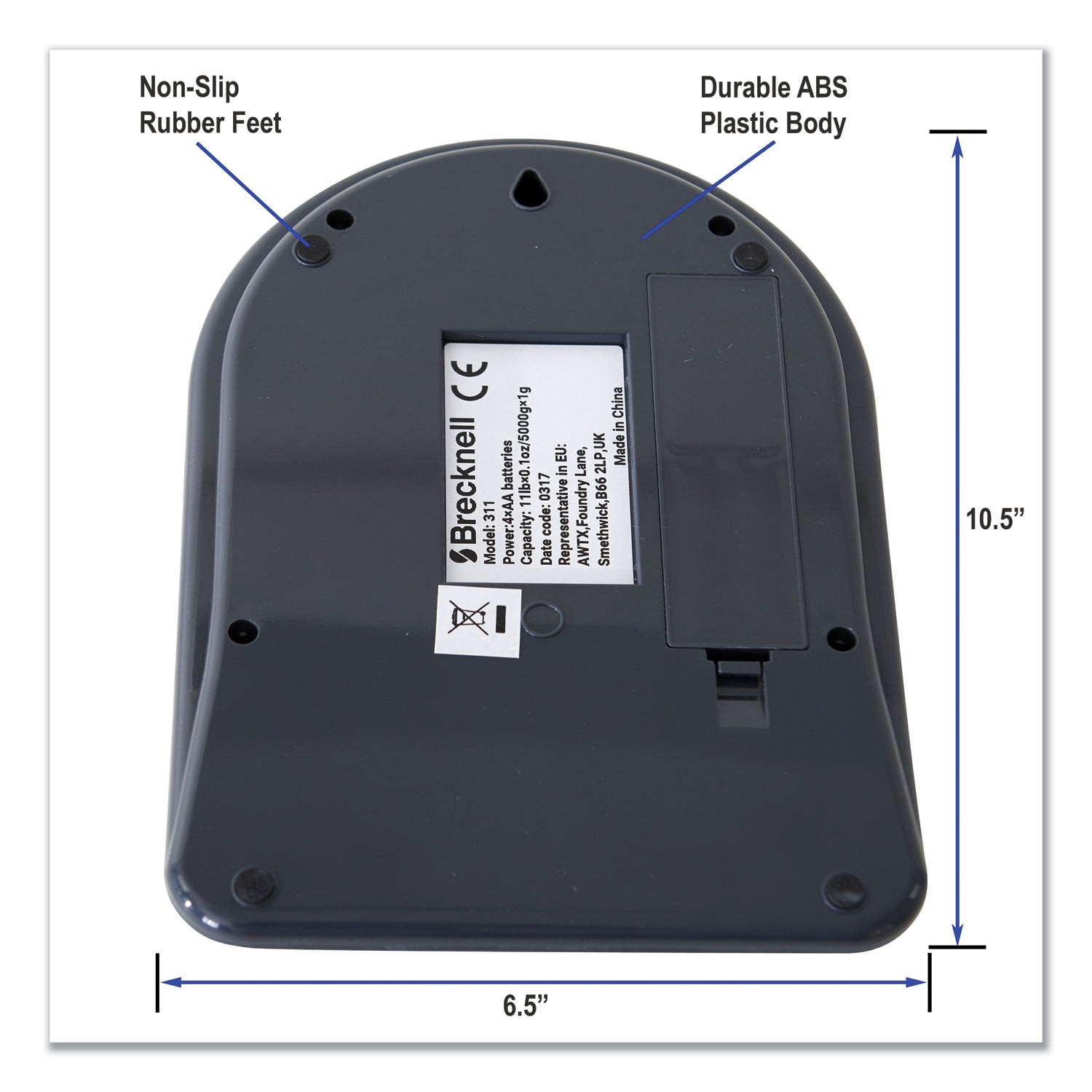 Model 311 -- 11 lb. Postal/Shipping Scale, Round Platform, 6" dia - 