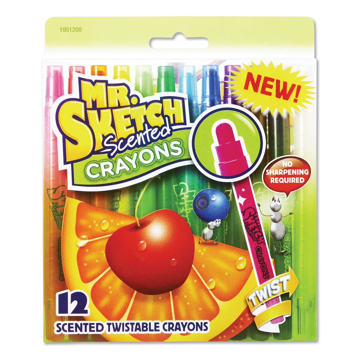 Scented Crayons, Assorted, 12/Pack - 2