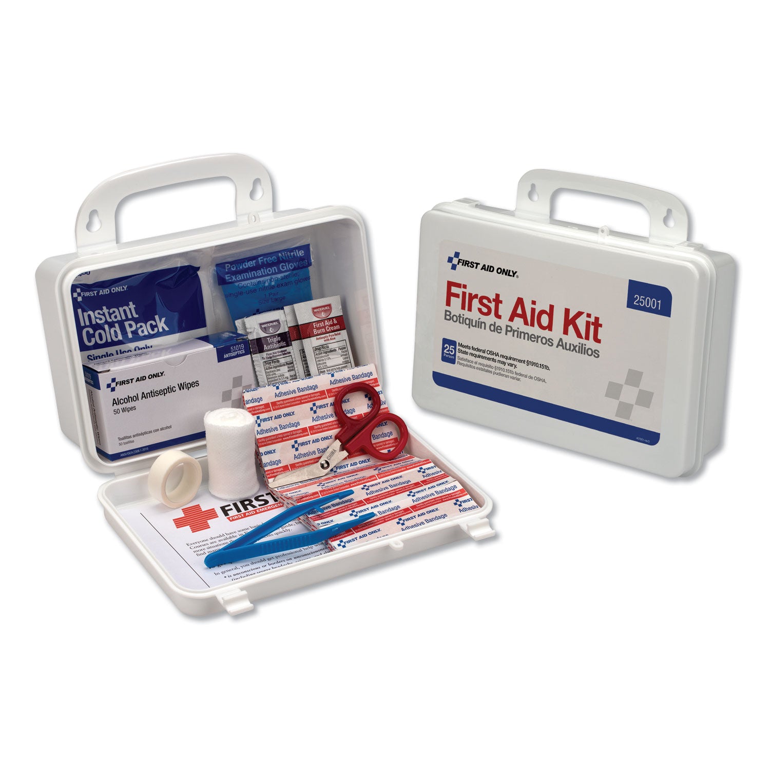 first-aid-kit-for-use-by-up-to-25-people-113-pieces-plastic-case_fao25001 - 2