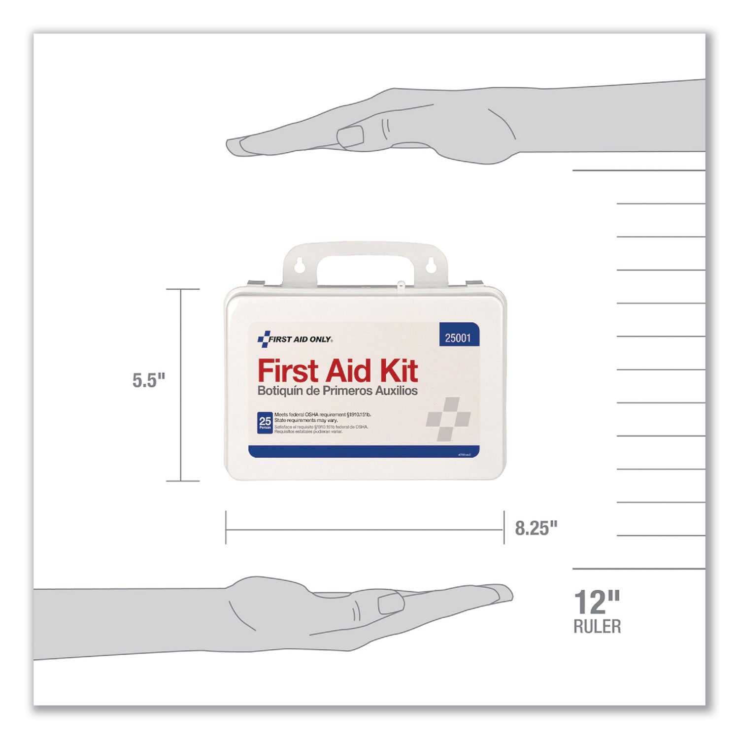 first-aid-kit-for-use-by-up-to-25-people-113-pieces-plastic-case_fao25001 - 3