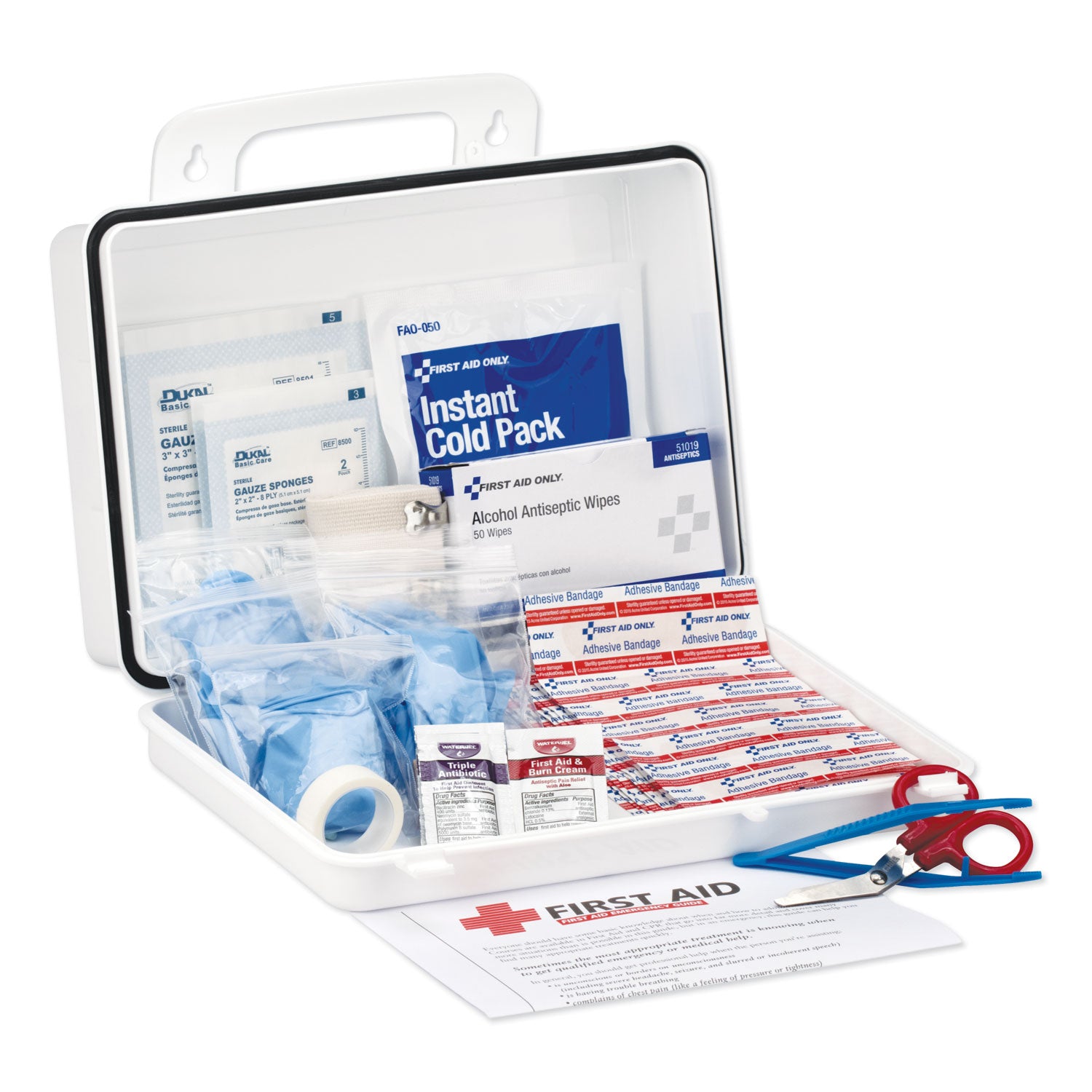 office-first-aid-kit-for-up-to-25-people-131-pieces-plastic-case_fao60002 - 5