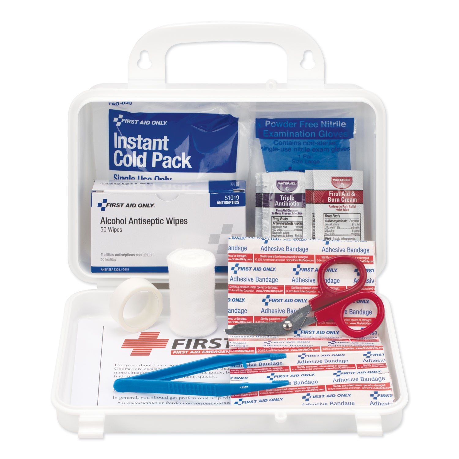 first-aid-kit-for-use-by-up-to-25-people-113-pieces-plastic-case_fao25001 - 1