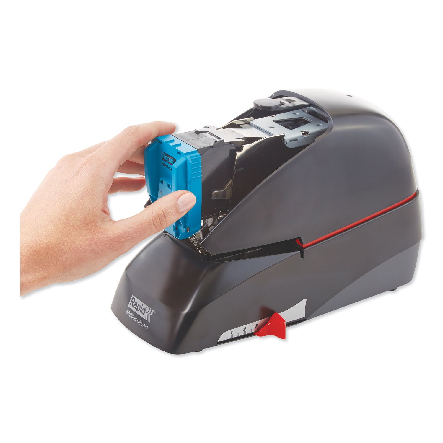 5080e Professional Electric Stapler, 90-Sheet Capacity, Black - 