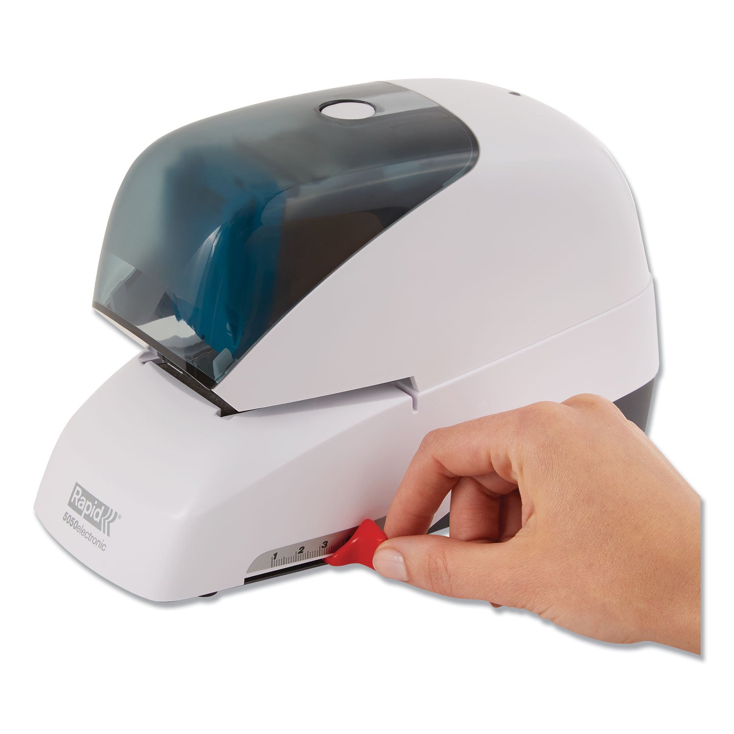 5050e Professional Electric Stapler, 60-Sheet Capacity, White - 