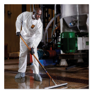 A45 Liquid/Particle Protection Surface Prep/Paint Coveralls, 3X-Large, White, 25/Carton