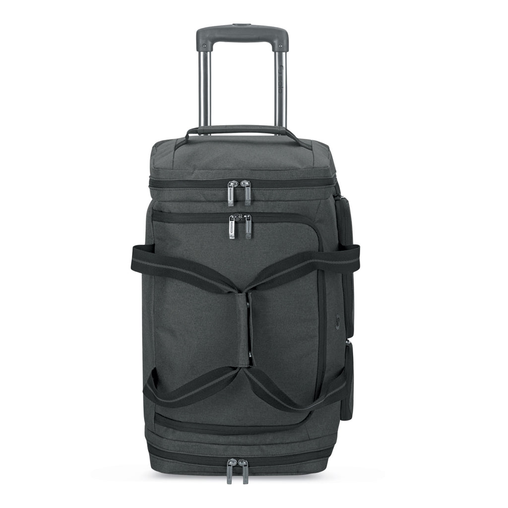 leroy-rolling-duffel-fits-devices-up-to-156-polyester-12-x-105-x-105-gray_uslubn98010 - 2