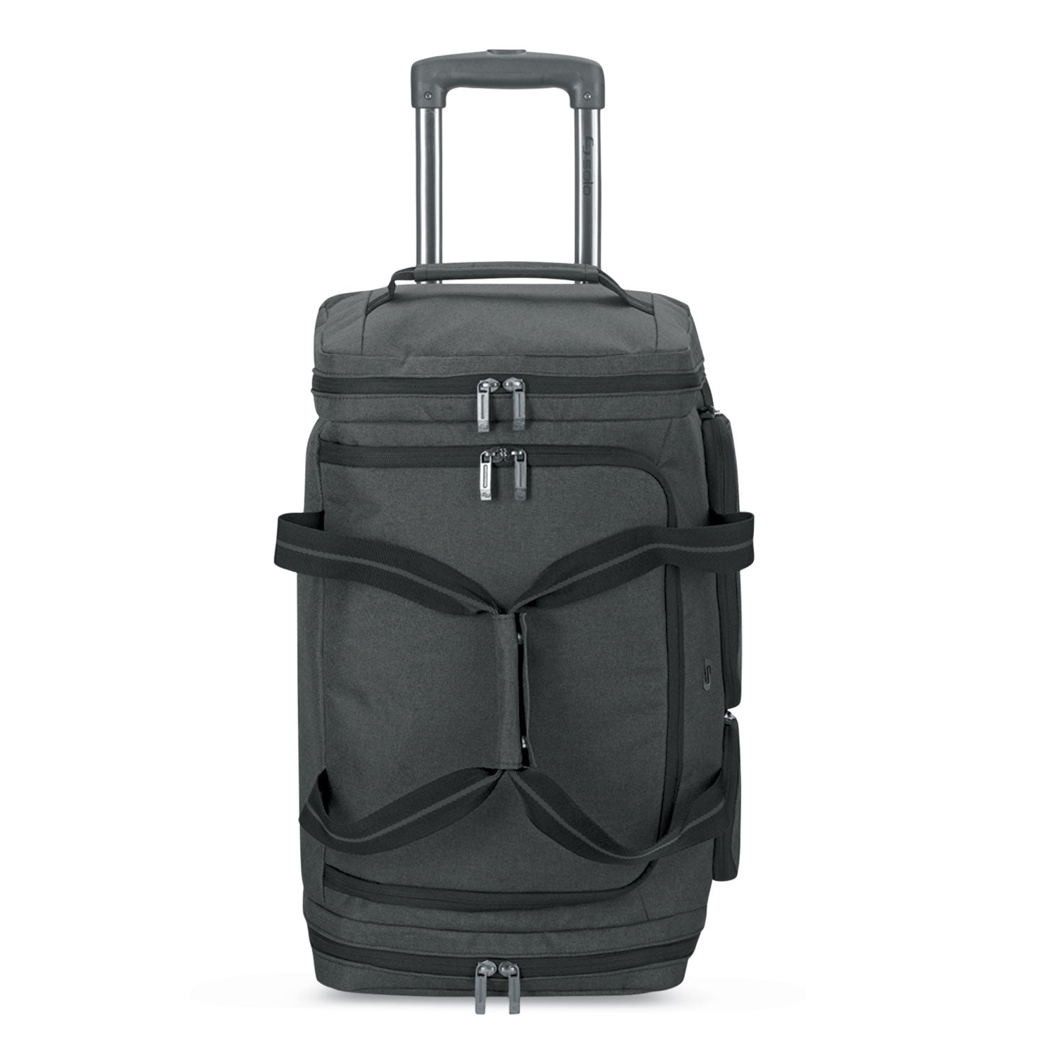 leroy-rolling-duffel-fits-devices-up-to-156-polyester-12-x-105-x-105-gray_uslubn98010 - 2