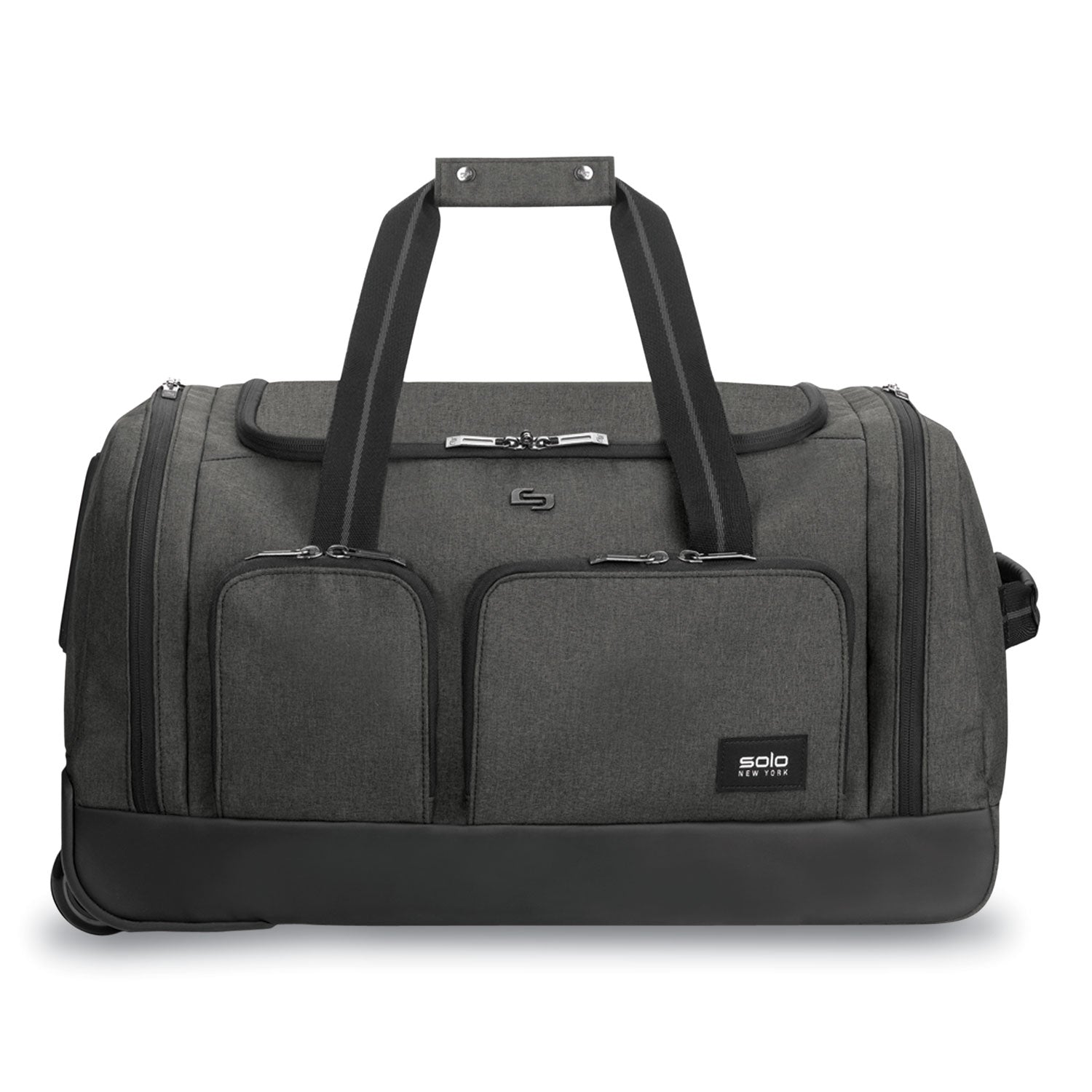 leroy-rolling-duffel-fits-devices-up-to-156-polyester-12-x-105-x-105-gray_uslubn98010 - 1