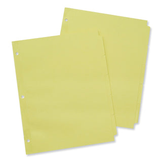 Self-Tab Index Dividers, 5-Tab, 11 x 8.5, Buff, 36 Sets - 
