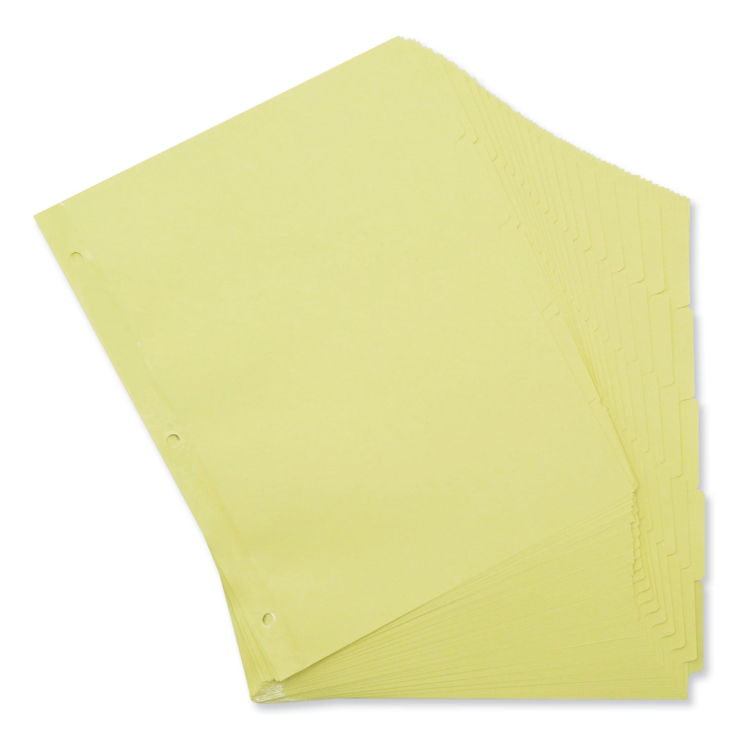 Self-Tab Index Dividers, 5-Tab, 11 x 8.5, Buff, 36 Sets - 