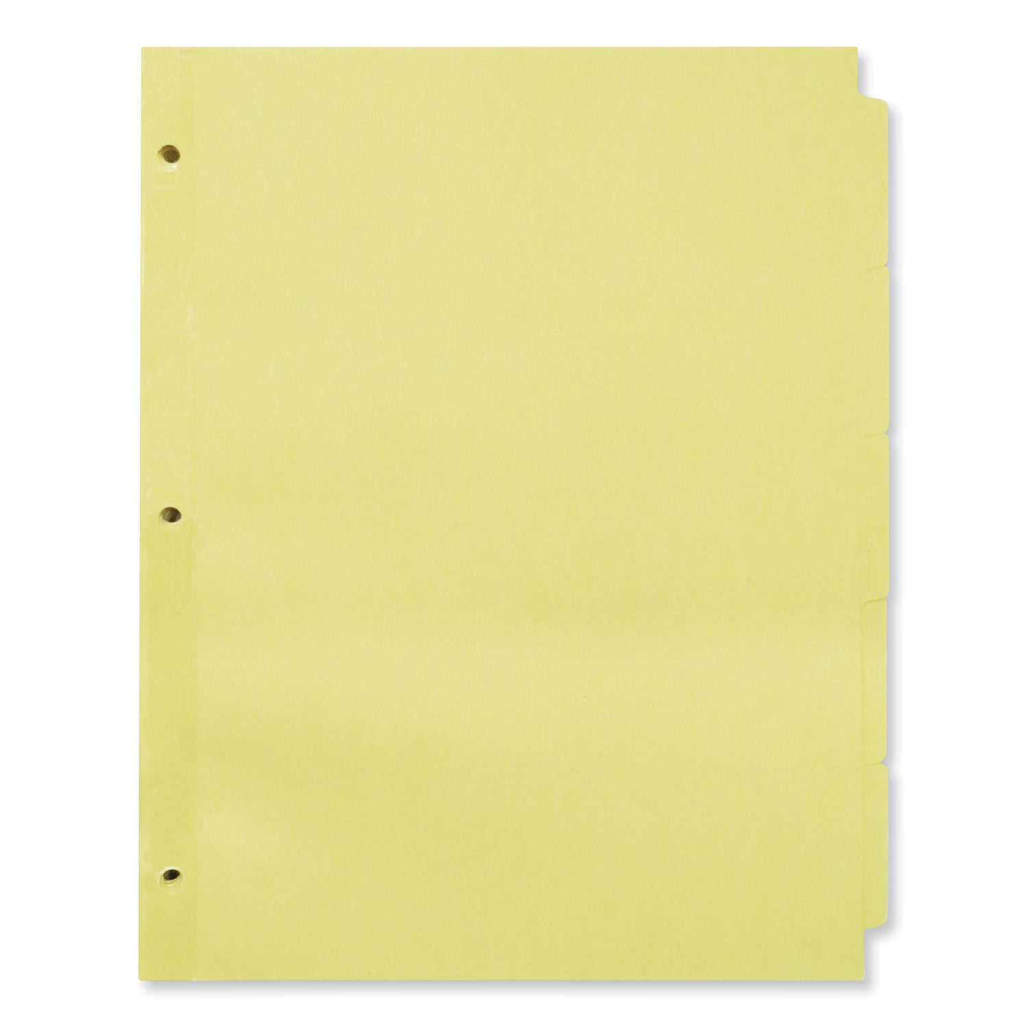 Self-Tab Index Dividers, 5-Tab, 11 x 8.5, Buff, 36 Sets - 