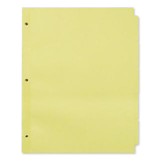 Self-Tab Index Dividers, 5-Tab, 11 x 8.5, Buff, 36 Sets - 