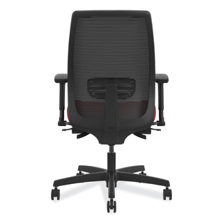 Endorse Mesh Mid-Back Work Chair, Supports Up to 300 lb, 17.5" to 21.75" Seat Height, Black