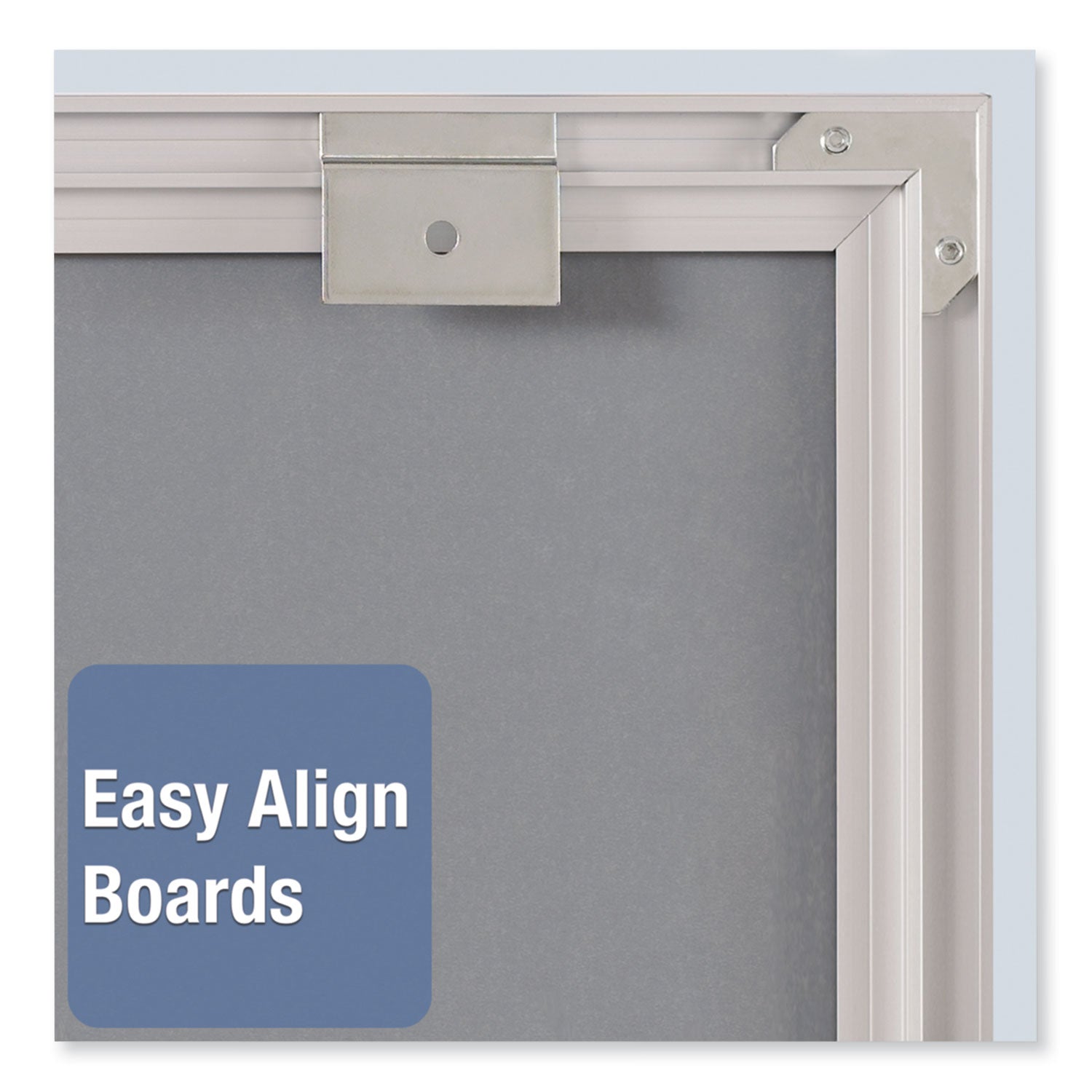 Matrix Magnetic Boards, 23 x 23, White Surface, Silver Aluminum Frame - 