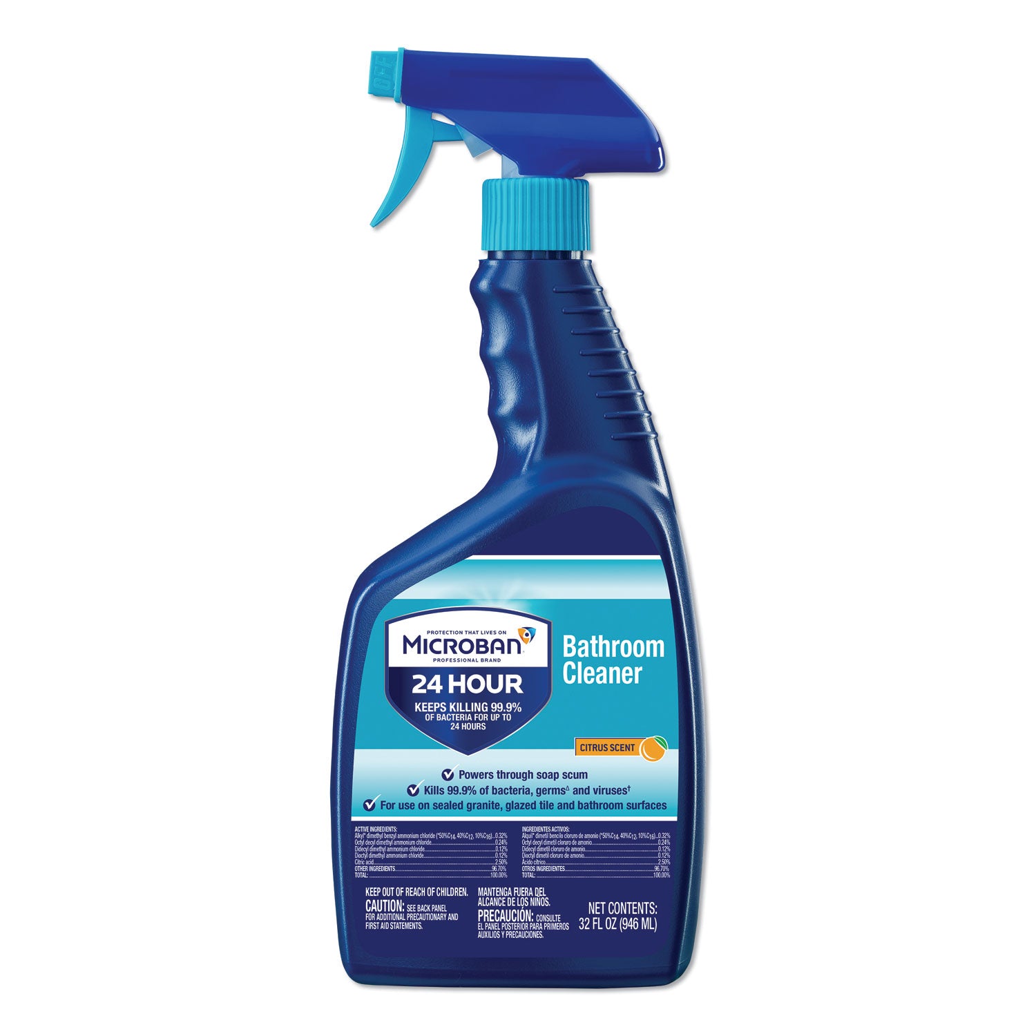24-hour-disinfectant-bathroom-cleaner-citrus-32-oz-spray-bottle-6-carton_pgc30120 - 2