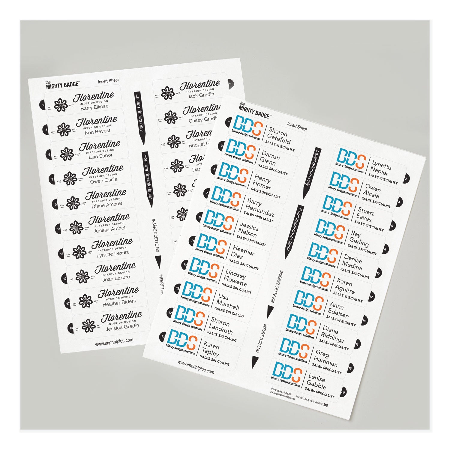 the-mighty-badge-name-badge-inserts-1-x-3-clear-laser-20-sheet-5-sheets-pack_ave71210 - 8