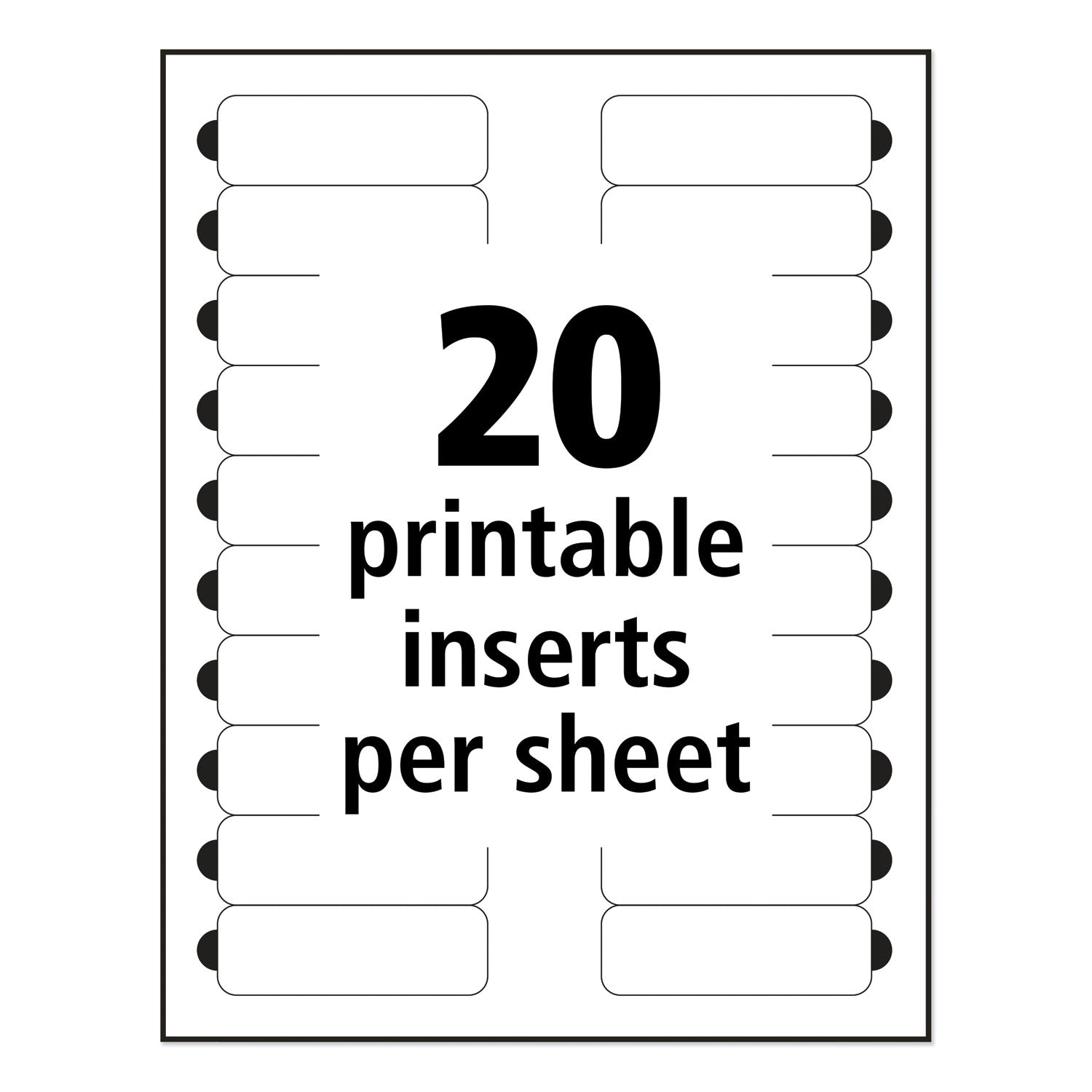 the-mighty-badge-name-badge-holder-kit-horizontal-3-x-1-laser-silver-50-holders-120-inserts_ave71208 - 4