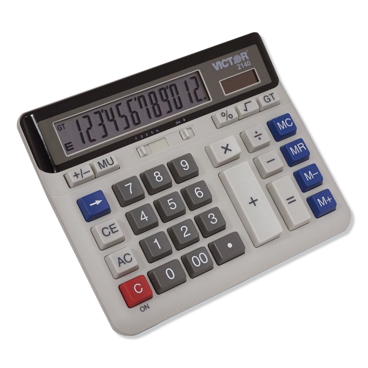 2140 Desktop Business Calculator, 12-Digit LCD - 