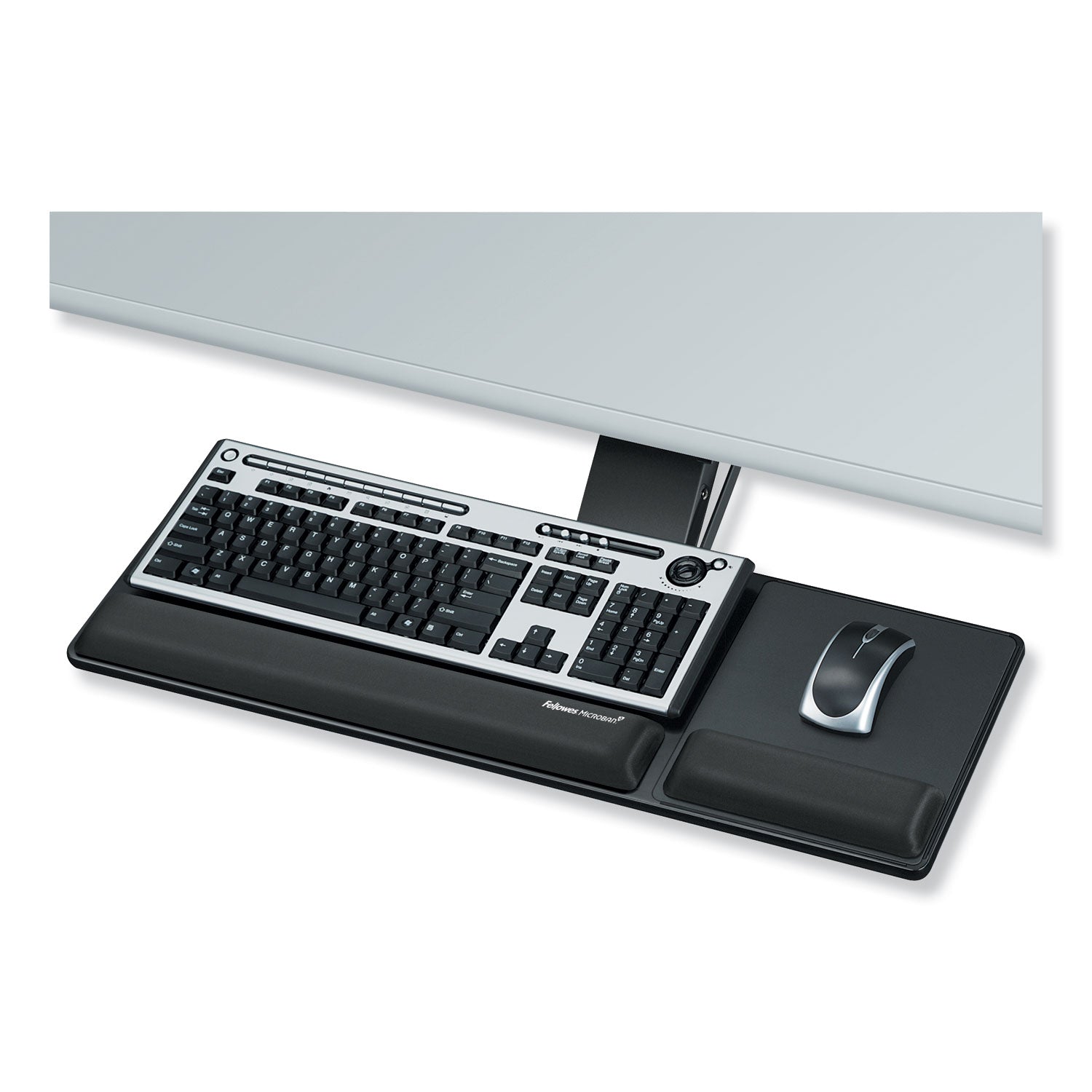 Designer Suites Compact Keyboard Tray, 19w x 9.5d, Black - 