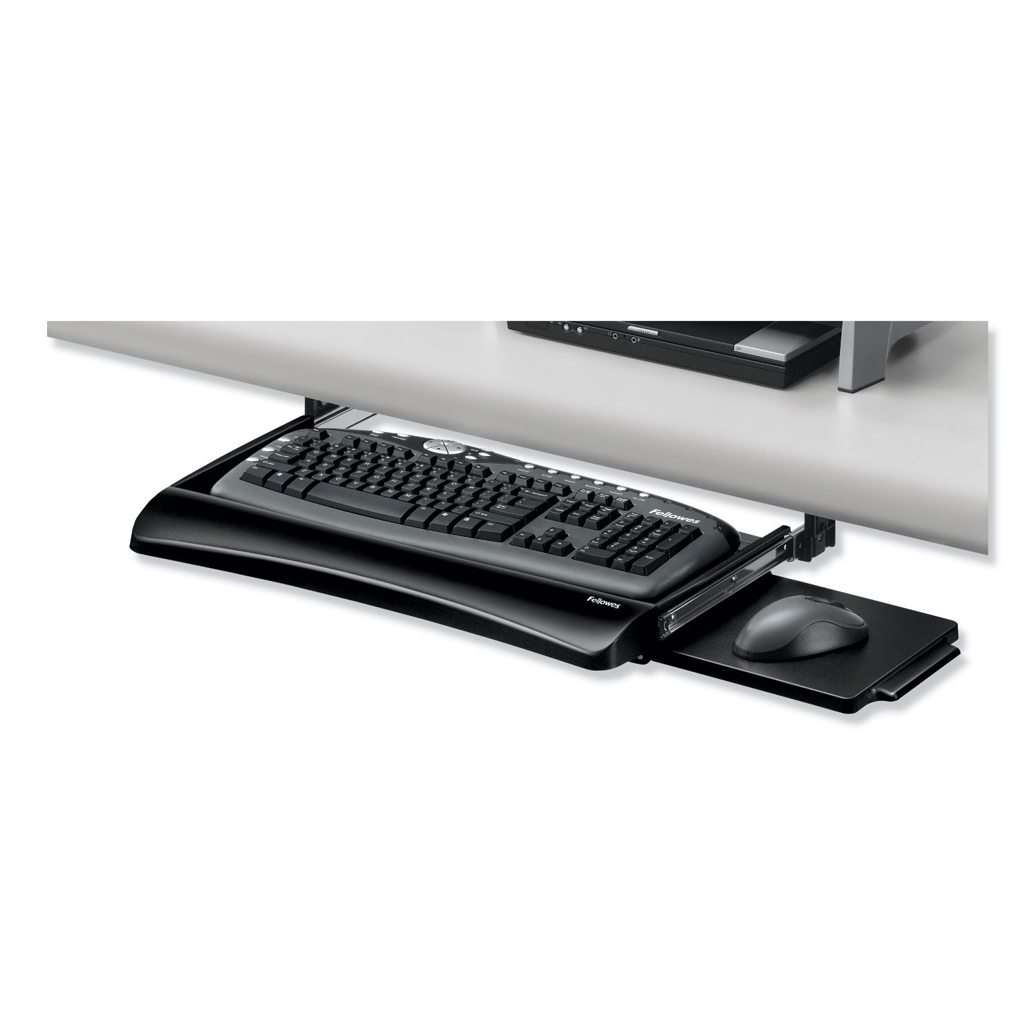 Office Suites Underdesk Keyboard Drawer, 20.13w x 7.75d, Black - 