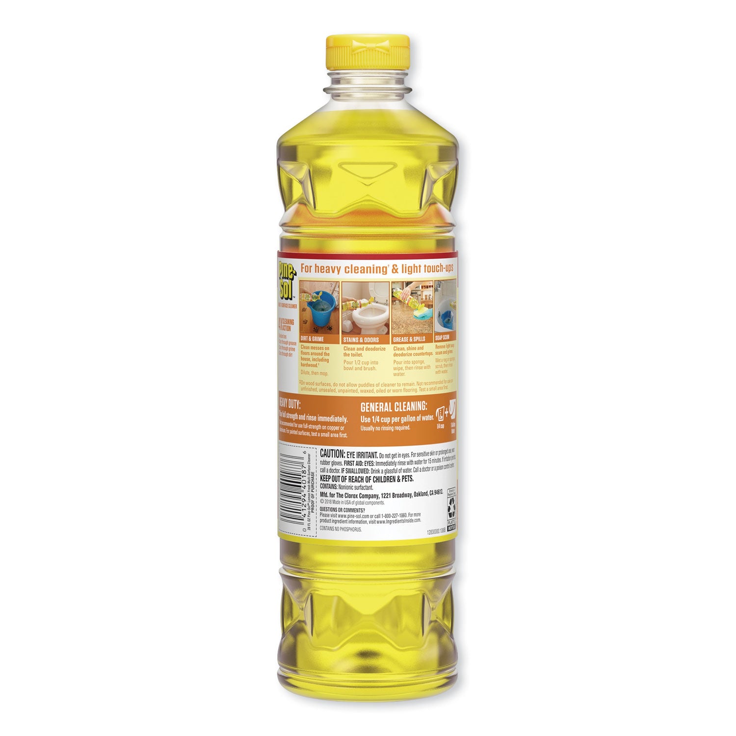 multi-surface-cleaner-lemon-fresh-28-oz-bottle-12-carton_clo40187 - 2