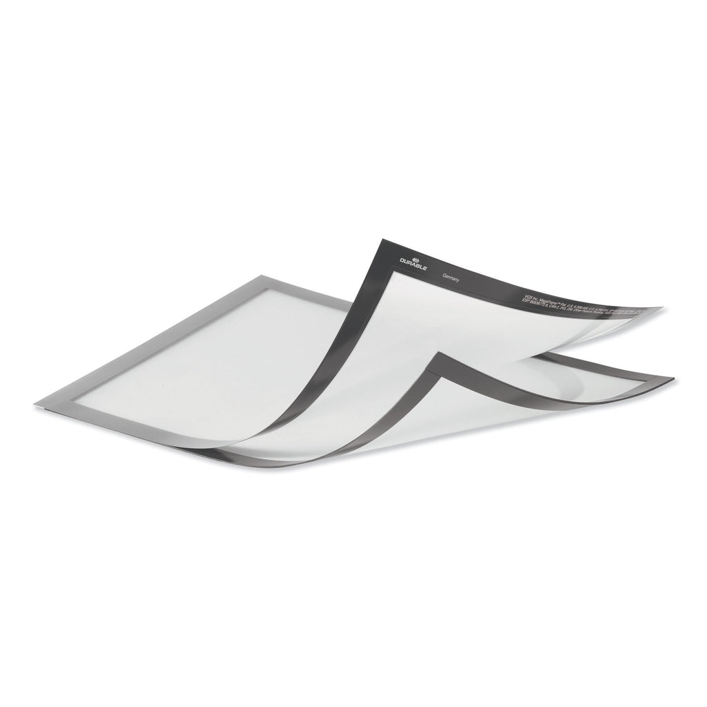duraframe-magnetic-plus-sign-holder-85-x-11-silver-frame-2-pack_dbl400423 - 1