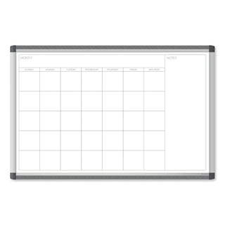 PINIT Magnetic Dry Erase Undated One Month Calendar, 35 x 23, White - 1