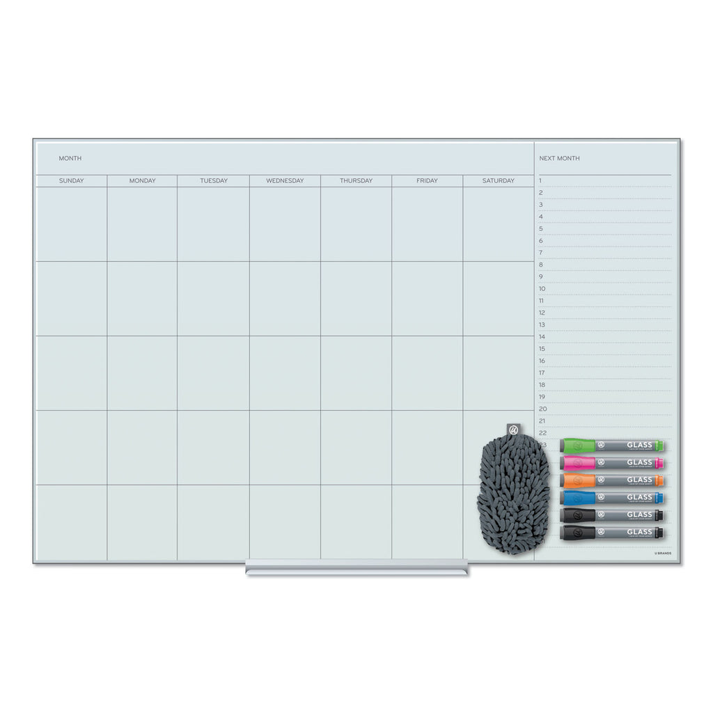 floating-glass-dry-erase-undated-one-month-calendar-35-x-23-white_ubr3967u0001 - 1