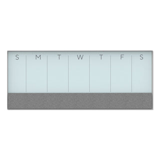 3n1-magnetic-glass-dry-erase-combo-board-weekly-calendar-36-x-1525-gray-white-surface-white-aluminum-frame_ubr3199u0001 - 1