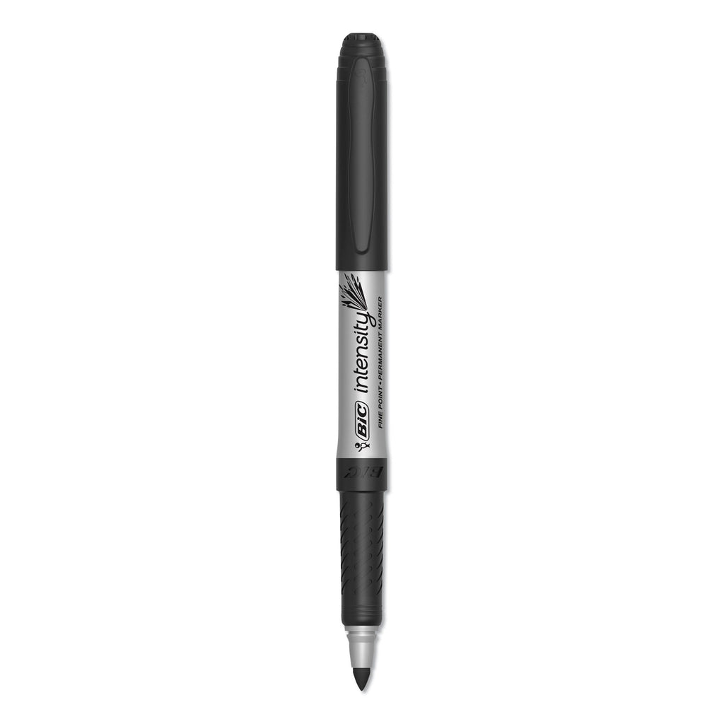 Intensity Fine Tip Permanent Marker Value Pack, Fine Bullet Tip, Black, 24/Pack