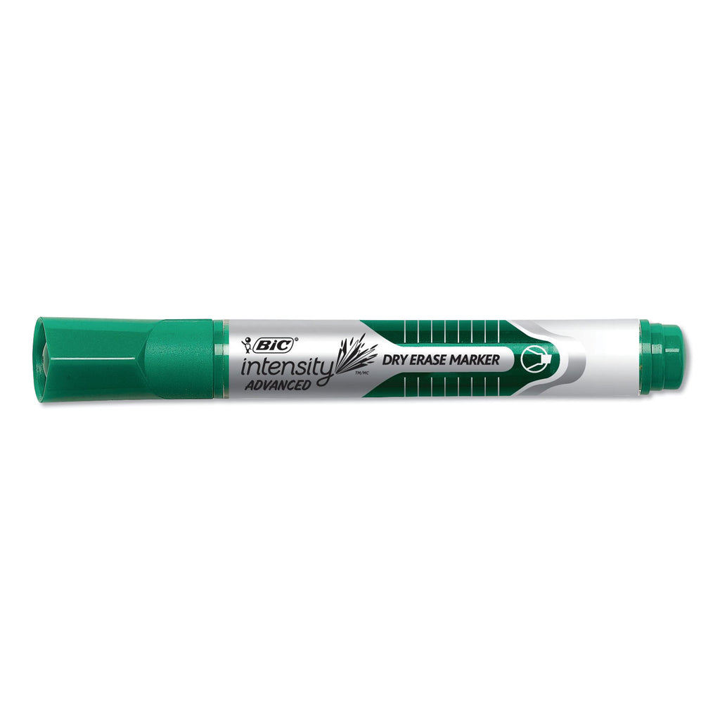 Intensity Advanced Dry Erase Marker, Tank-Style, Broad Chisel Tip, Assorted Colors, 4/Pack