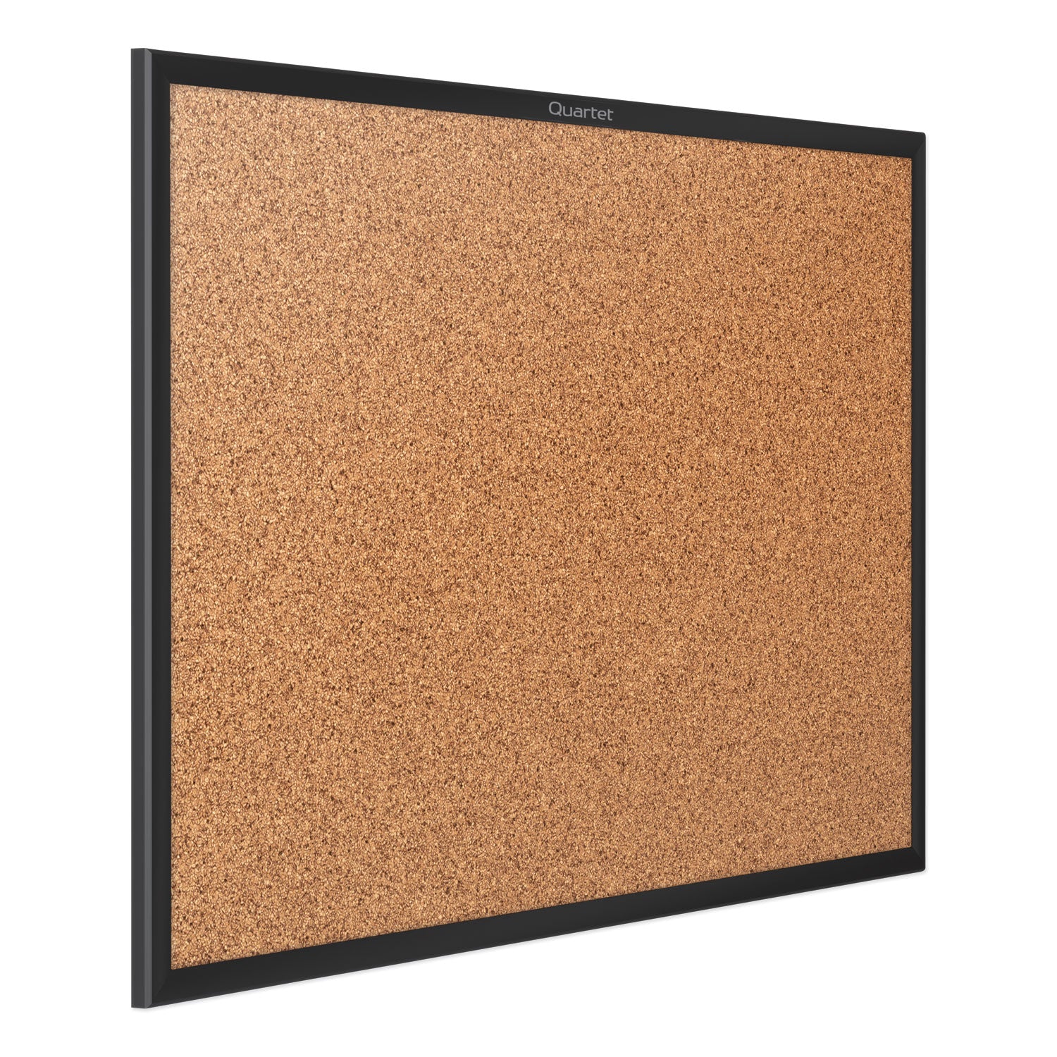 Classic Series Cork Bulletin Board, 48 x 36, Tan Surface, Black Aluminum Frame - 