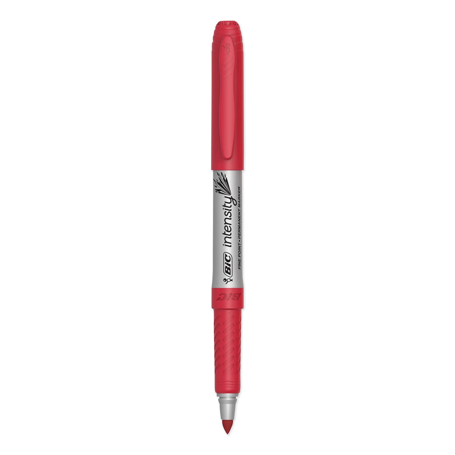 Intensity Fine Tip Permanent Marker, Fine Bullet Tip, Rambunctious Red, Dozen - 