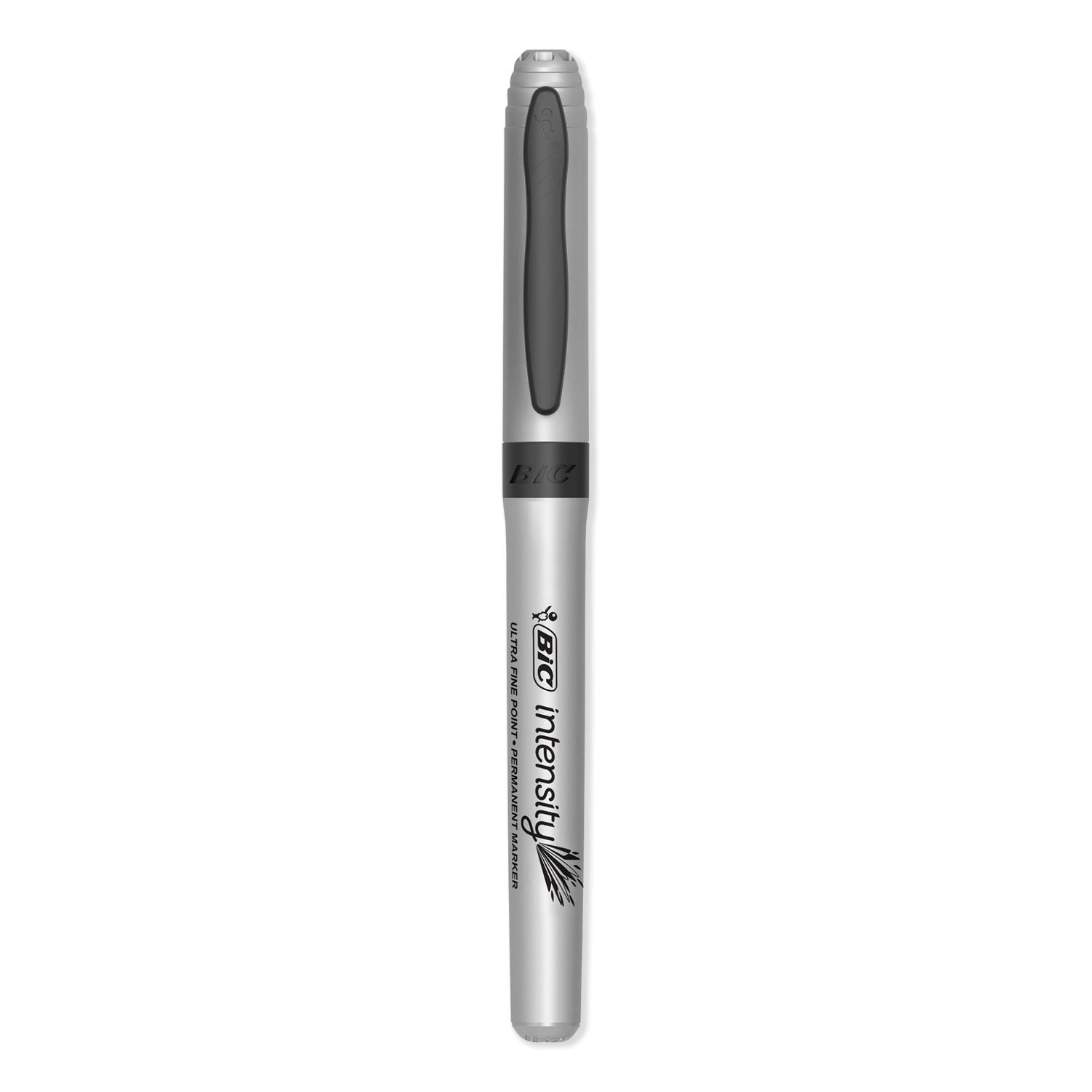 Intensity Ultra Fine Tip Permanent Marker, Ultra-Fine Needle Tip, Tuxedo Black, Dozen - 