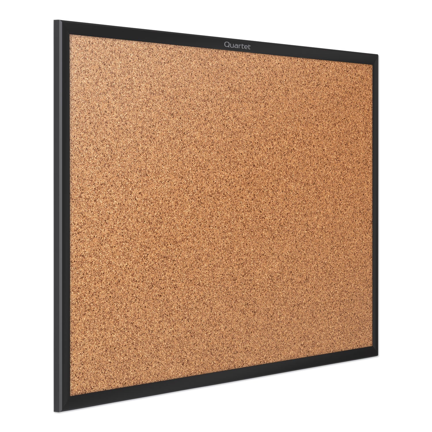 Classic Series Cork Bulletin Board, 36 x 24, Tan Surface, Black Aluminum Frame - 