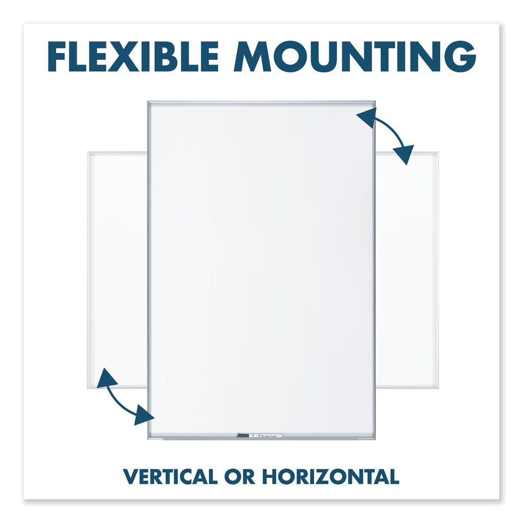 fusion-nano-clean-magnetic-whiteboard-48-x-36-white-surface-silver-aluminum-frame_qrtna4836f - 8