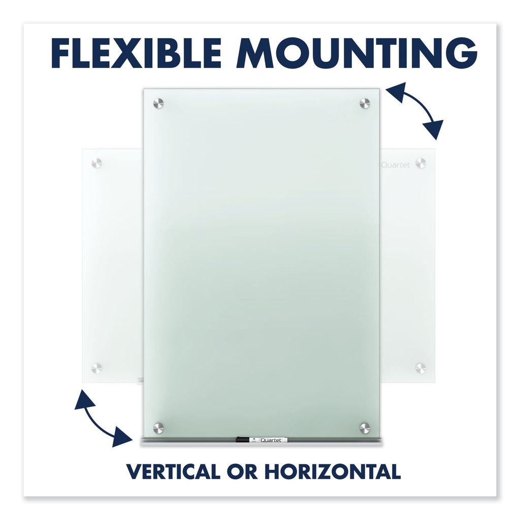 Infinity Glass Marker Board, 96 x 48, Frosted Surface