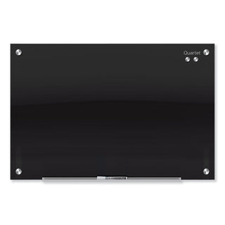 Infinity Glass Marker Board, 96 x 48, Black Surface