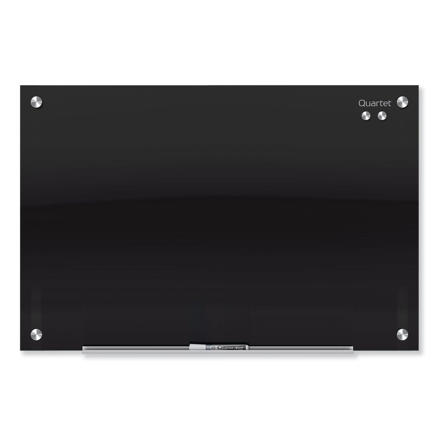 Infinity Glass Marker Board, 96 x 48, Black Surface