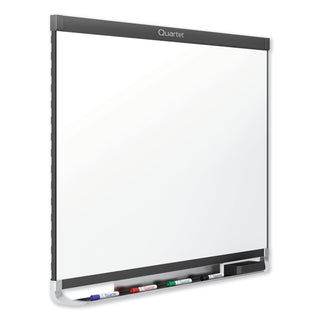 Prestige 2 DuraMax Magnetic Porcelain, 96 x 48, White Surface, Graphite Fiberboard/Plastic Frame