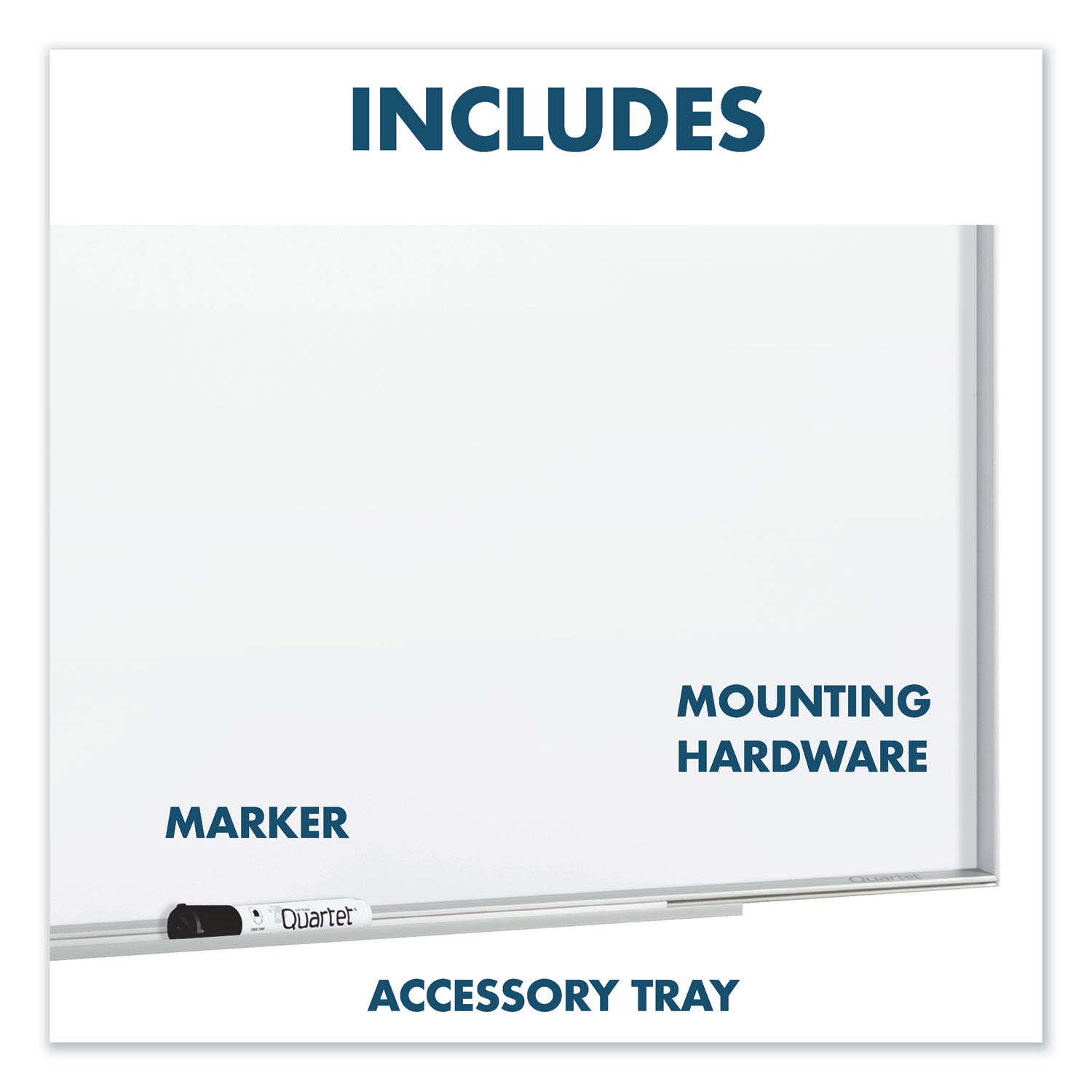 fusion-nano-clean-magnetic-whiteboard-96-x-48-white-surface-silver-aluminum-frame_qrtna9648f - 3