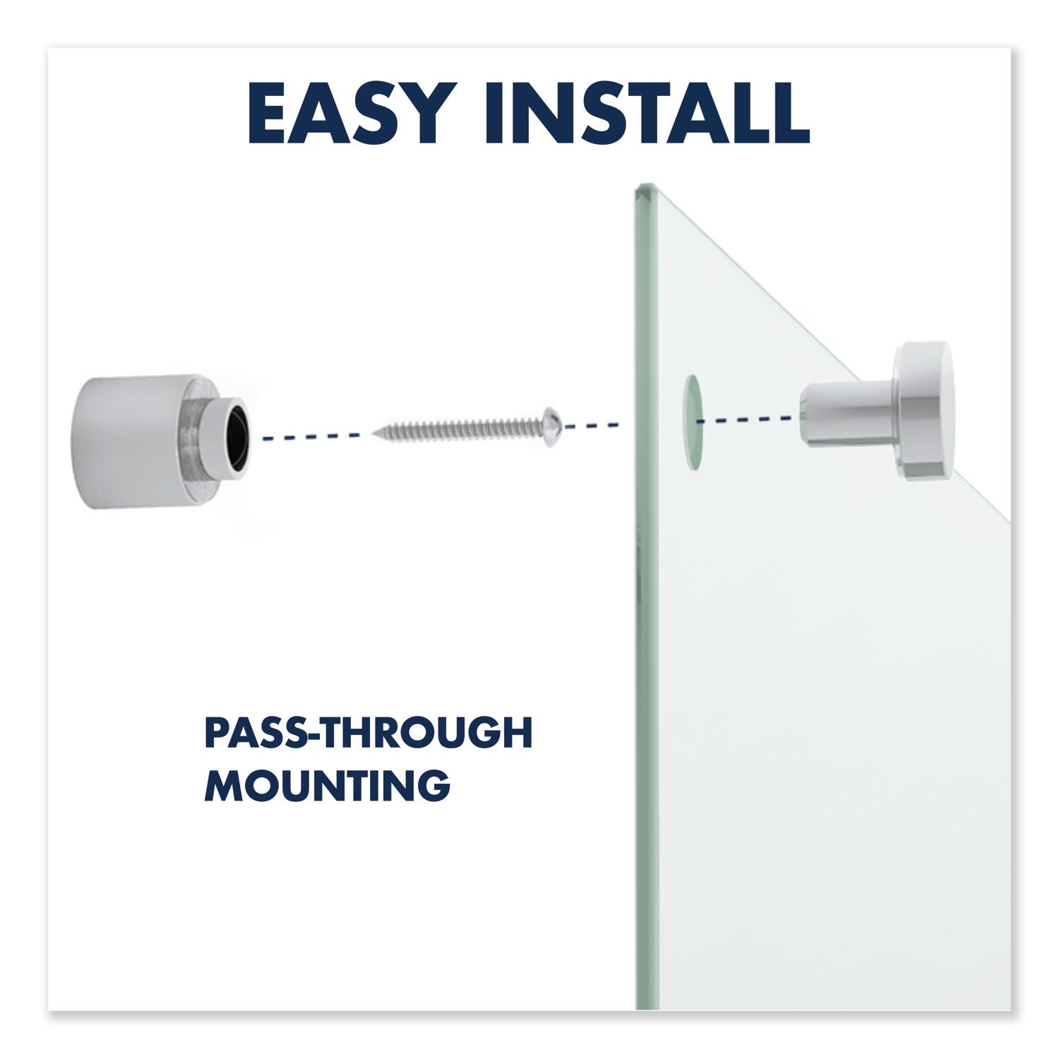 Infinity Glass Marker Board, 48 x 36, White Surface