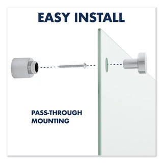 Infinity Glass Marker Board, 48 x 36, White Surface