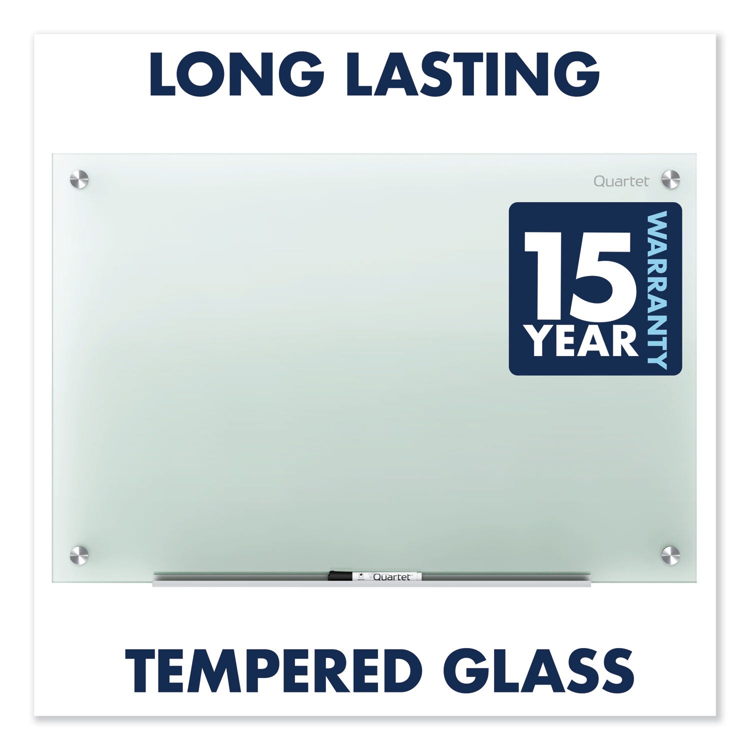 Infinity Glass Marker Board, 96 x 48, Frosted Surface